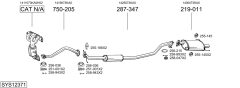 BOSAL SYS12371 — Sistem de evacuare complet