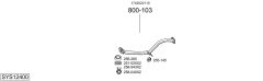 BOSAL SYS12400 — Sistem de evacuare complet
