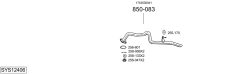 BOSAL SYS12406 — Sistem de evacuare complet