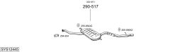 BOSAL SYS12445 — Sistem de evacuare complet