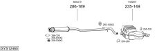 BOSAL SYS12460 — Sistem de evacuare complet