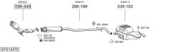 BOSAL SYS12470 — Sistem de evacuare complet