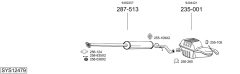 BOSAL SYS12479 — Sistem de evacuare complet