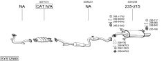BOSAL SYS12580 — Sistem de evacuare complet