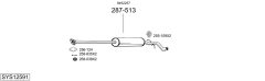 BOSAL SYS12591 — Sistem de evacuare complet