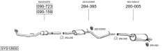 BOSAL SYS12650 — Sistem de evacuare complet