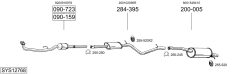 BOSAL SYS12768 — Sistem de evacuare complet