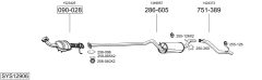 BOSAL SYS12906 — Sistem de evacuare complet