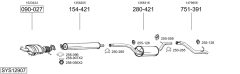 BOSAL SYS12907 — Sistem de evacuare complet