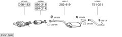 BOSAL SYS12908 — Sistem de evacuare complet