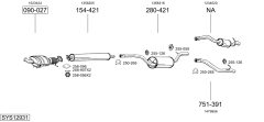 BOSAL SYS12931 — Sistem de evacuare complet