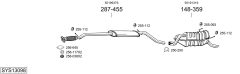 BOSAL SYS13098 — Выхлопная система в сборе