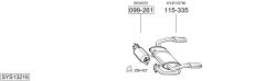 BOSAL SYS13216 — Sistem de evacuare complet