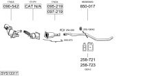 BOSAL SYS13317 — Sistem de evacuare complet