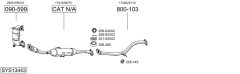 BOSAL SYS13443 — Sistem de evacuare complet