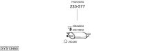 BOSAL SYS13460 — Sistem de evacuare complet