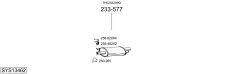 BOSAL SYS13462 — Sistem de evacuare complet
