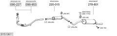 BOSAL SYS13611 — Sistem de evacuare complet