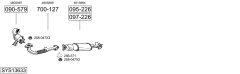 BOSAL SYS13633 — Sistem de evacuare complet