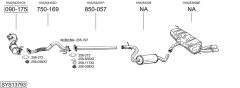 BOSAL SYS13793 — Sistem de evacuare complet