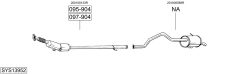 BOSAL SYS13952 — Выхлопная система в сборе
