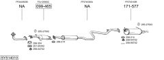 BOSAL SYS14010 — Sistem de evacuare complet