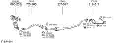 BOSAL SYS14064 — Sistem de evacuare complet