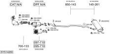 BOSAL SYS14260 — Sistem de evacuare complet