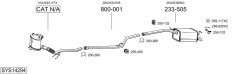 BOSAL SYS14294 — Выхлопная система в сборе