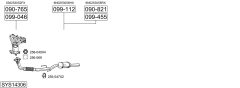 BOSAL SYS14306 — Sistem de evacuare complet