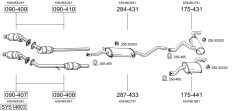 BOSAL SYS14603 — Выхлопная система в сборе