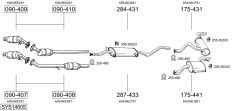 BOSAL SYS14605 — Выхлопная система в сборе