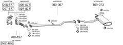 BOSAL SYS14759 — Sistem de evacuare complet