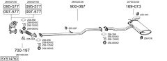 BOSAL SYS14763 — Sistem de evacuare complet