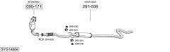 BOSAL SYS14884 — Sistem de evacuare complet