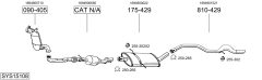 BOSAL SYS15108 — Sistem de evacuare complet