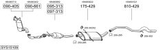 BOSAL SYS15109 — Sistem de evacuare complet
