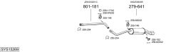 BOSAL SYS15269 — Sistem de evacuare complet