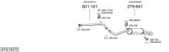 BOSAL SYS15270 — Sistem de evacuare complet