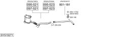BOSAL SYS15271 — Sistem de evacuare complet