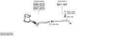 BOSAL SYS15274 — Sistem de evacuare complet