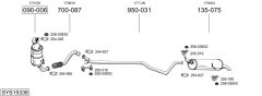 BOSAL SYS15338 — Sistem de evacuare complet