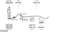 BOSAL SYS15342 — Sistem de evacuare complet