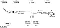 BOSAL SYS15523 — Sistem de evacuare complet