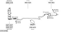 BOSAL SYS15766 — Sistem de evacuare complet