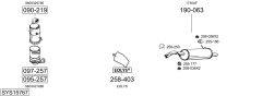 BOSAL SYS15767 — Sistem de evacuare complet
