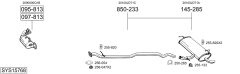 BOSAL SYS15768 — Sistem de evacuare complet