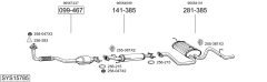 BOSAL SYS15785 — Sistem de evacuare complet