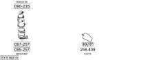 BOSAL SYS16015 — Выхлопная система в сборе