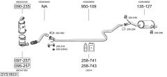BOSAL SYS16031 — Sistem de evacuare complet